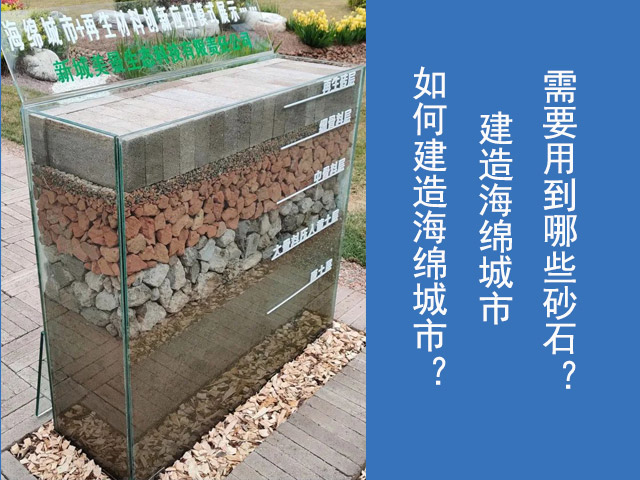 建設(shè)海綿城市的砂石